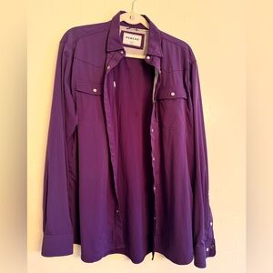 Poncho Mens shirt  Western Ultralite purple